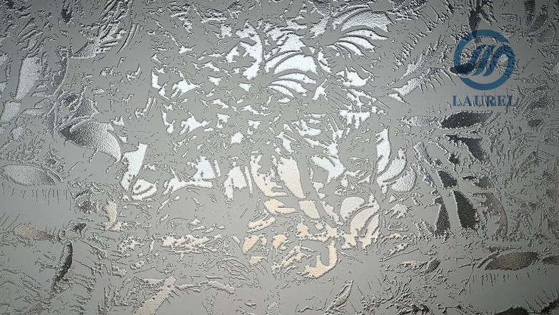 acid-etched glass pattern leaves acid-etched glass pattern leaves